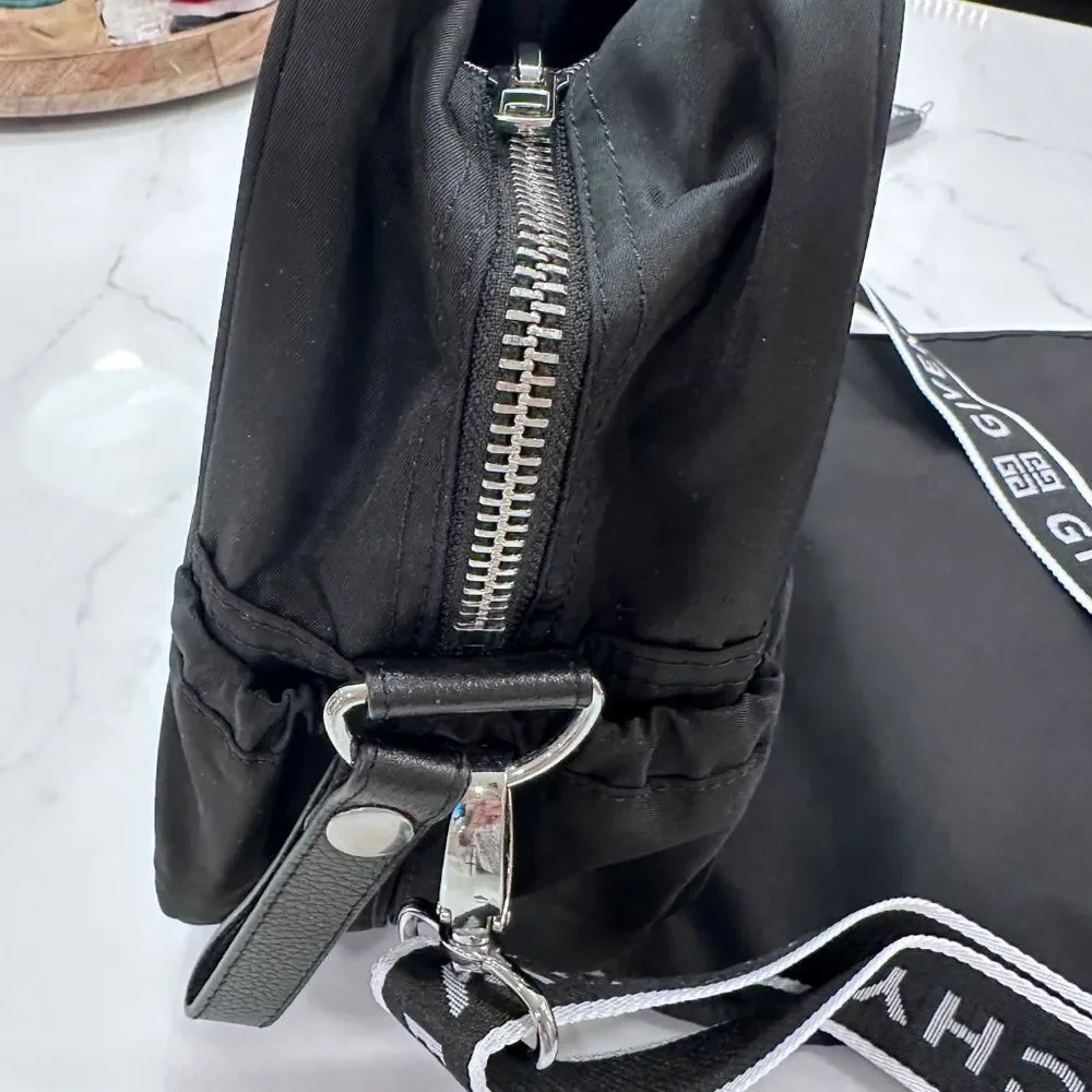 Givenchy Black Logo Changing/Diaper Bag - Inc/ Changing Mat-Authentic